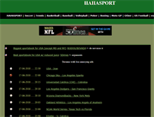 Tablet Screenshot of hahasports.net